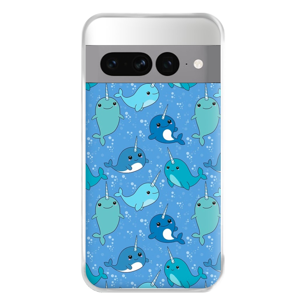 Narwhal Pattern Phone Case for Google Pixel 7 Pro