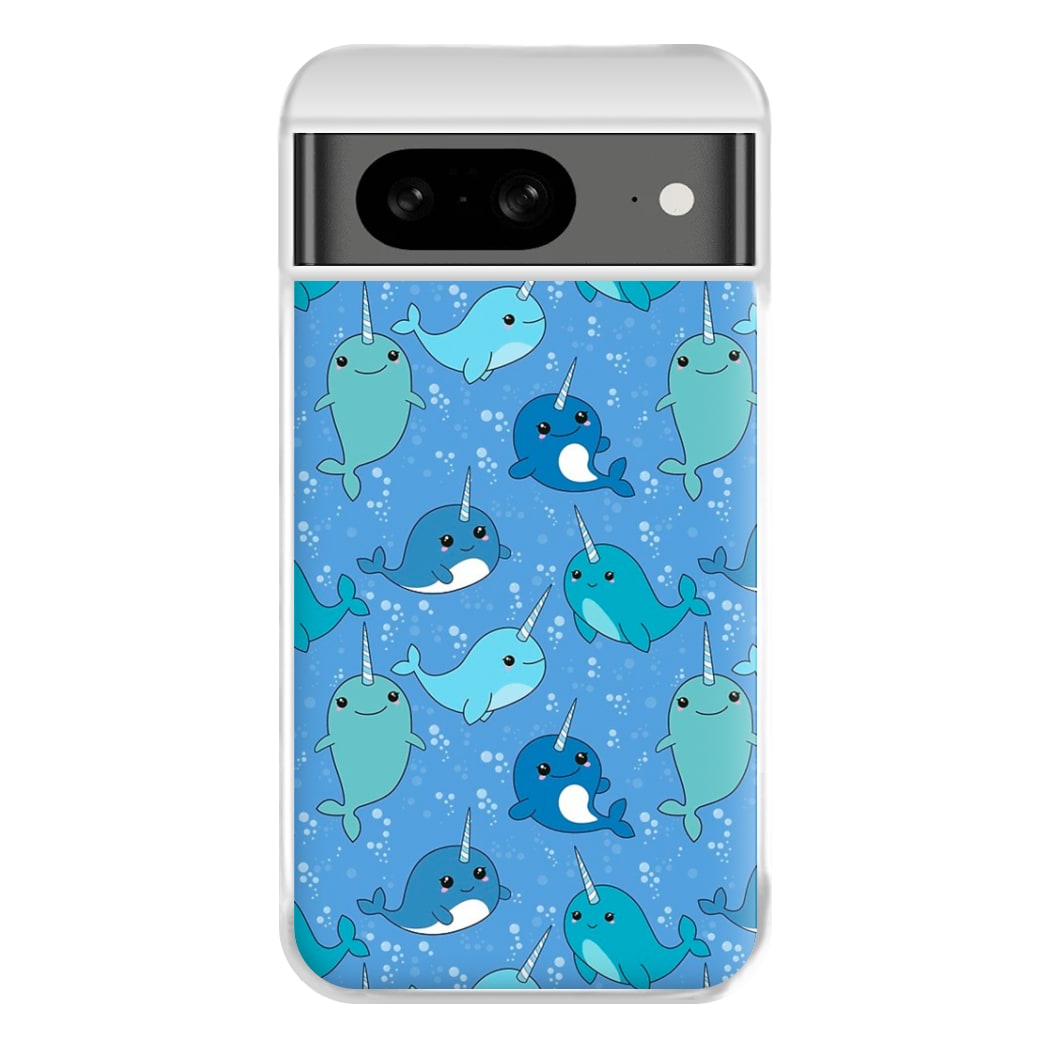 Narwhal Pattern Phone Case for Google Pixel 8