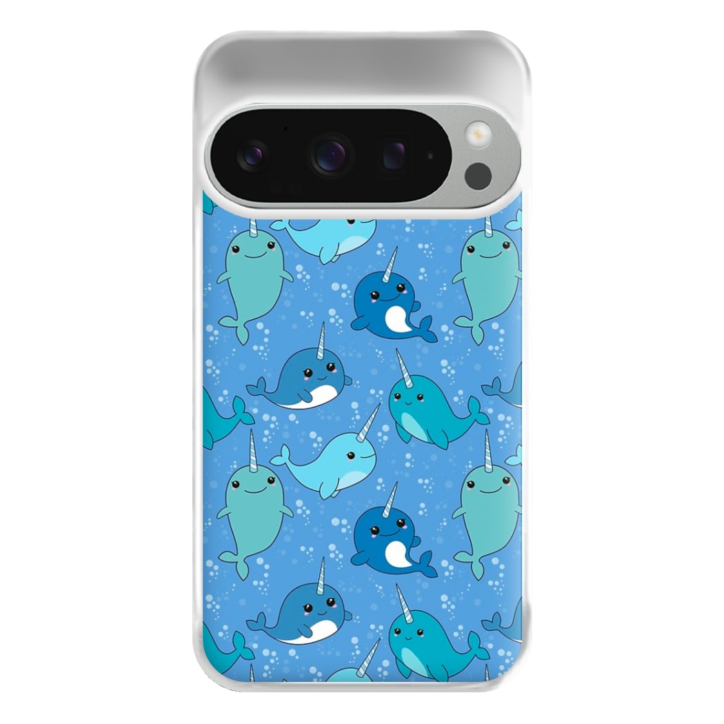 Narwhal Pattern Phone Case for Google Pixel 9 Pro XL