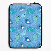 Narwhal Pattern Laptop Sleeve 1