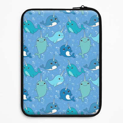 Narwhal Pattern Universal Laptop Sleeve