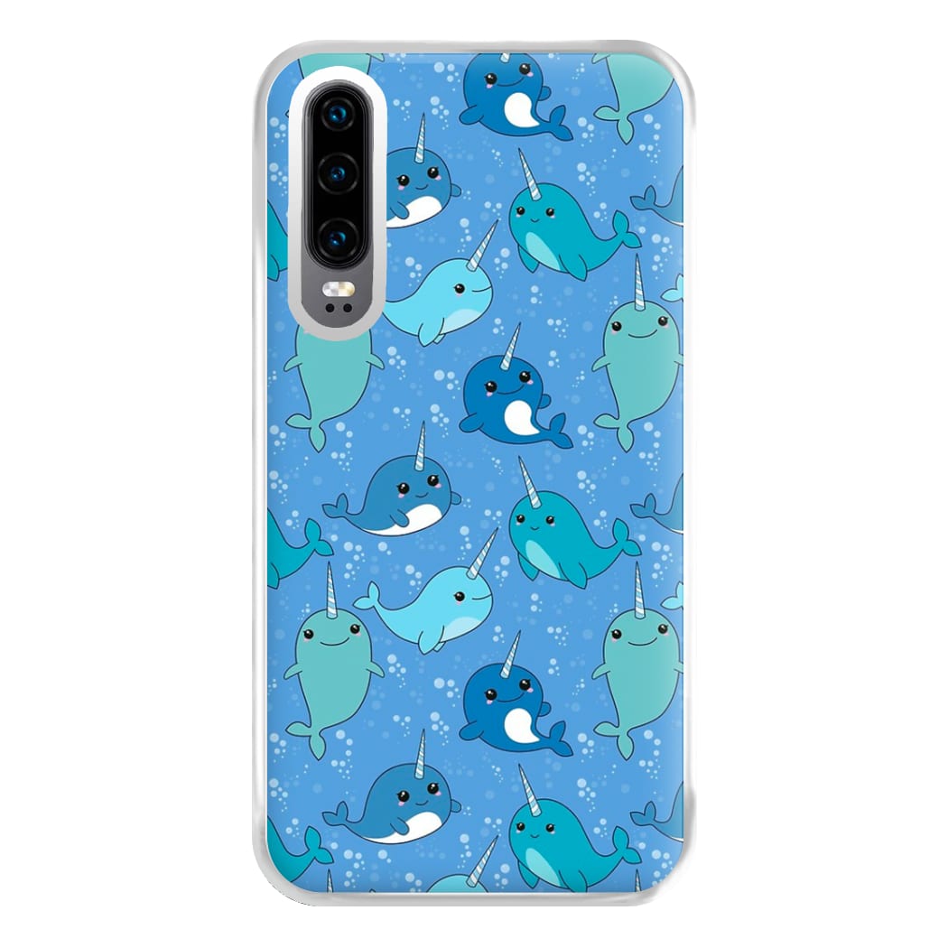 Narwhal Pattern Phone Case for Huawei P30