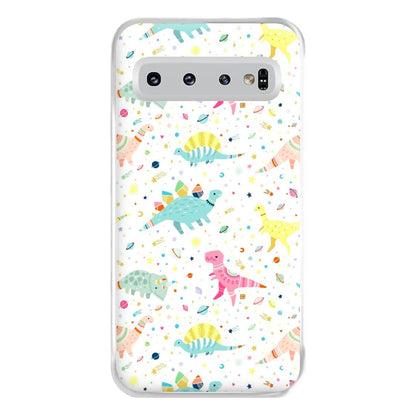 Dinosaur Pattern Phone Case for Galaxy S10 Plus