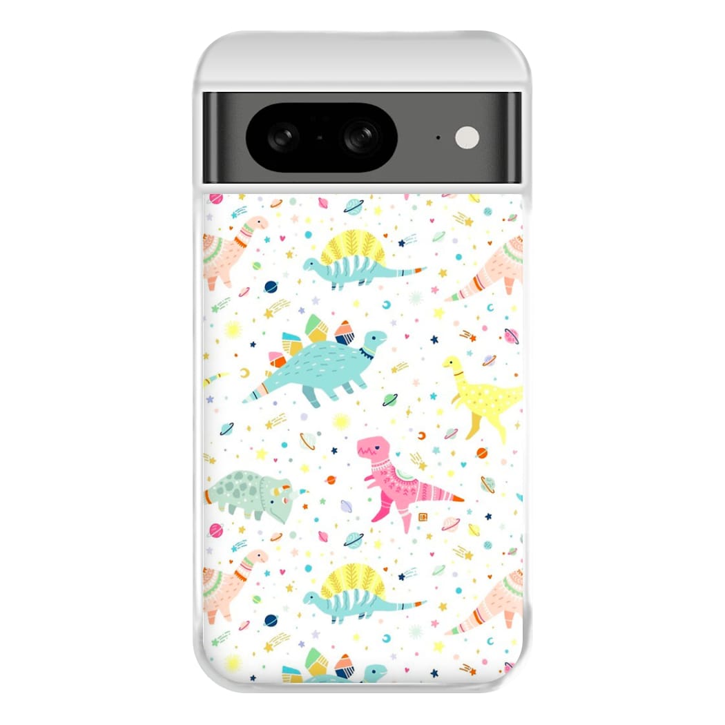 Dinosaur Pattern Phone Case for Google Pixel 8