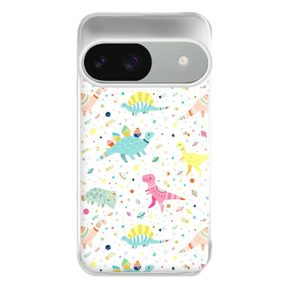 Dinosaur Pattern Phone Case for Google Pixel 9 / 9 Pro