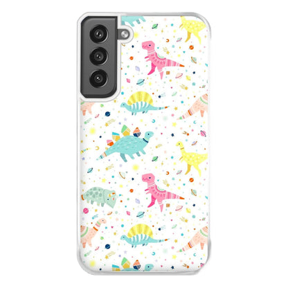 Dinosaur Pattern Phone Case for Galaxy S21FE