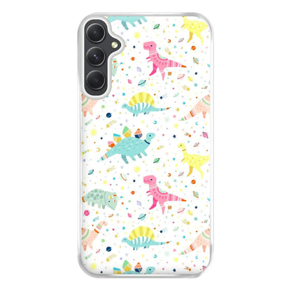 Dinosaur Pattern Phone Case for Galaxy A54