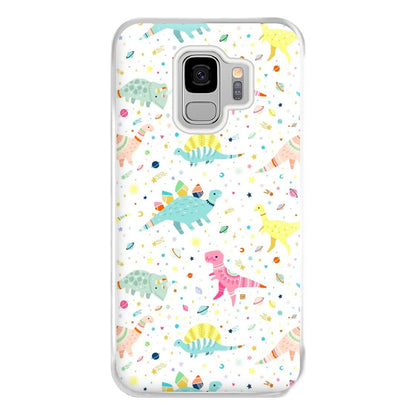 Dinosaur Pattern Phone Case for Galaxy S9 Plus