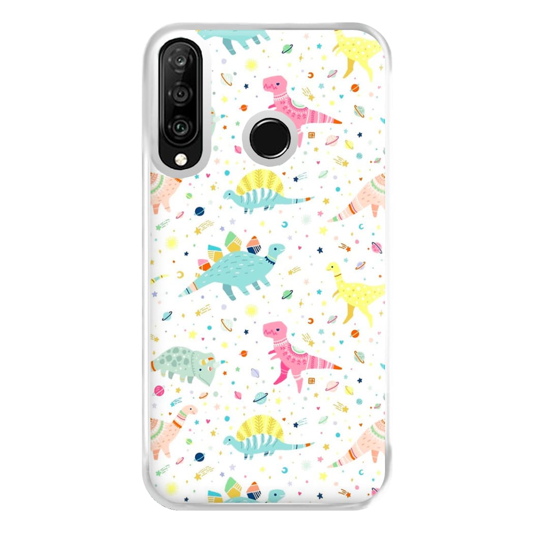 Dinosaur Pattern Phone Case for Huawei P30 Lite