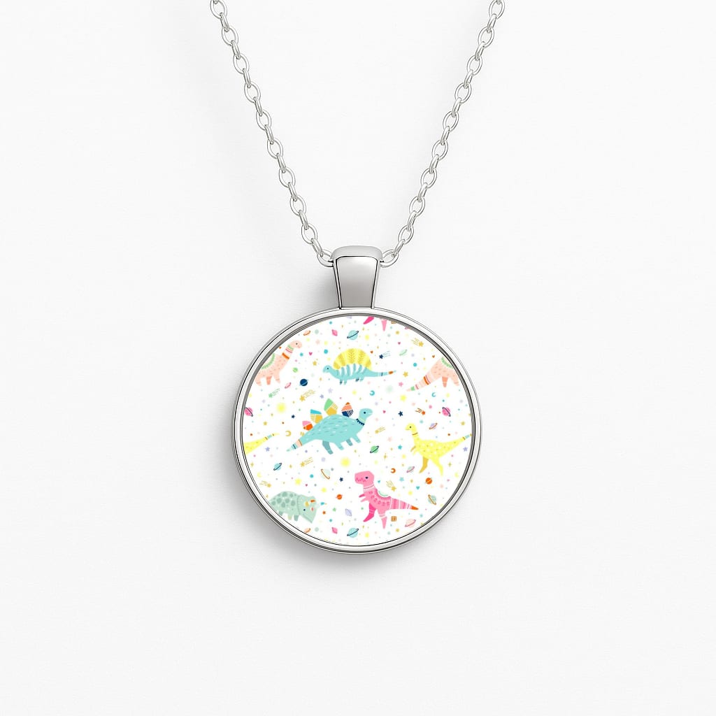 Dinosaur Pattern Necklace