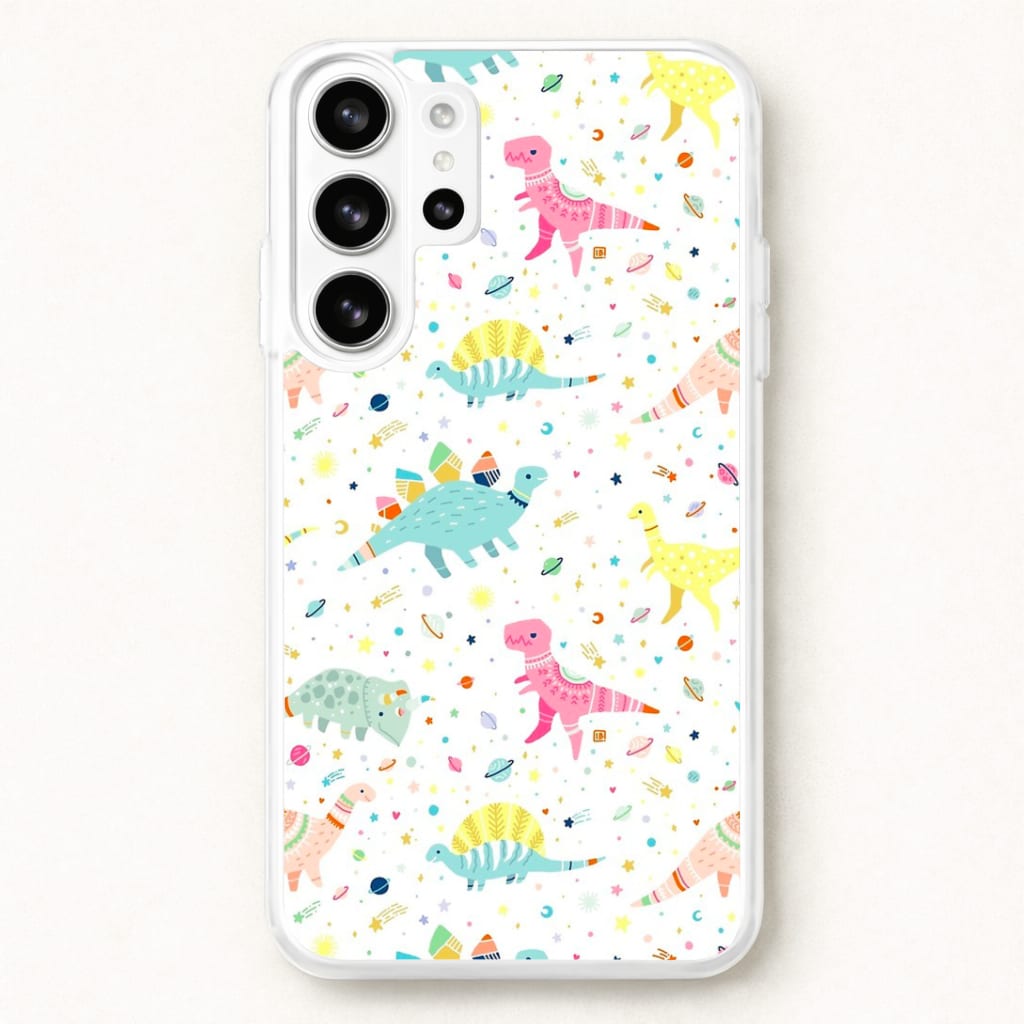 Dinosaur Pattern Phone Case for Galaxy S26 Ultra