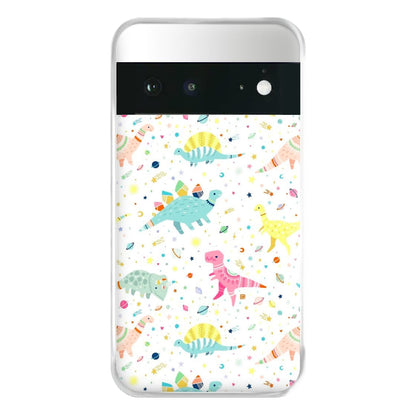 Dinosaur Pattern Phone Case for Google Pixel 6a