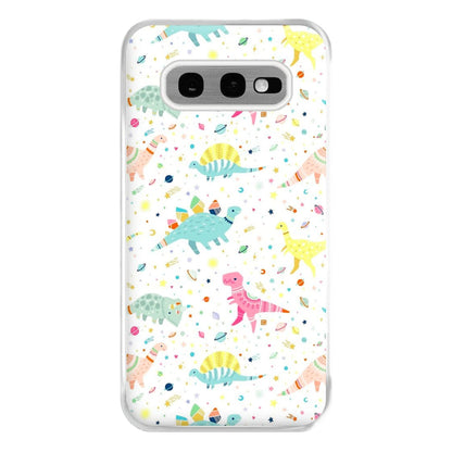 Dinosaur Pattern Phone Case for Galaxy S10e