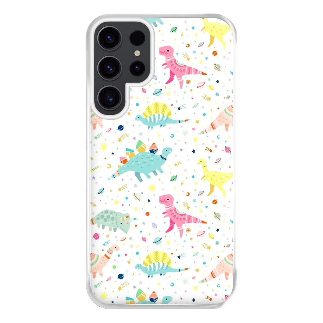 Dinosaur Pattern Phone Case for Galaxy S23 Ultra