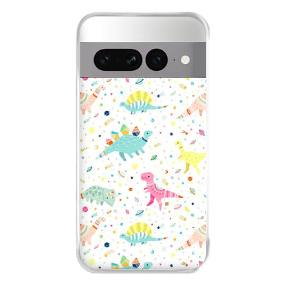 Dinosaur Pattern Phone Case for Google Pixel 7 Pro