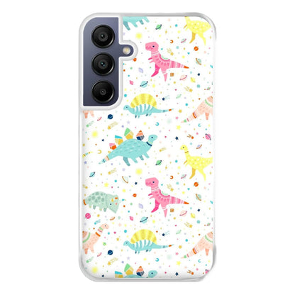 Dinosaur Pattern Phone Case for Galaxy A16