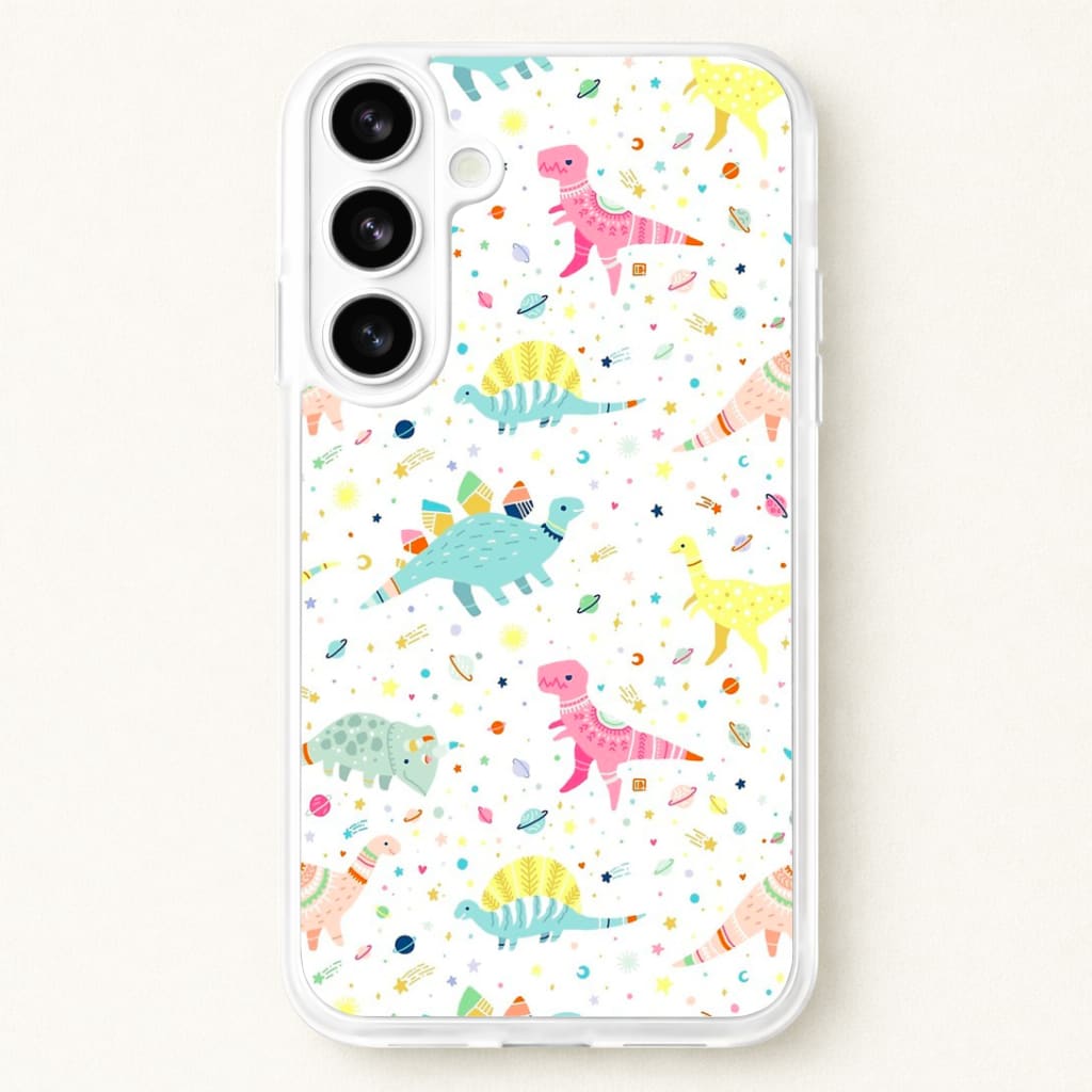 Dinosaur Pattern Phone Case for Galaxy S26 Plus