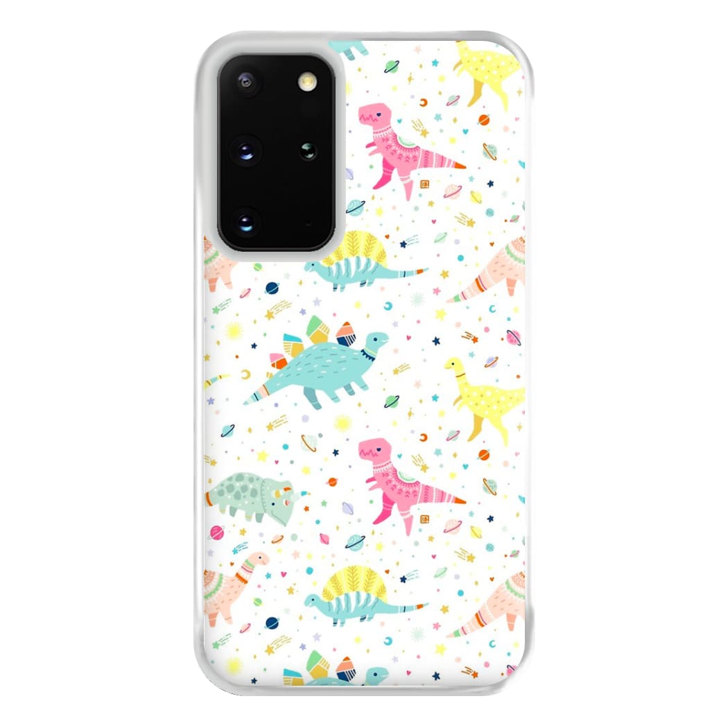 Dinosaur Pattern Phone Case for Galaxy S20 Plus