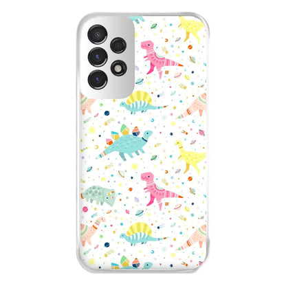 Dinosaur Pattern Phone Case for Galaxy A53