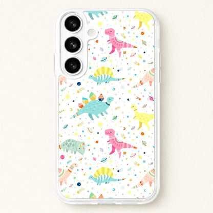 Dinosaur Pattern Phone Case for Galaxy S26