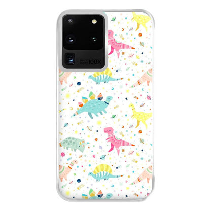 Dinosaur Pattern Phone Case for Galaxy S20 Ultra