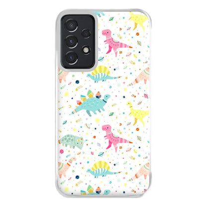 Dinosaur Pattern Phone Case for Galaxy A52 / A52s