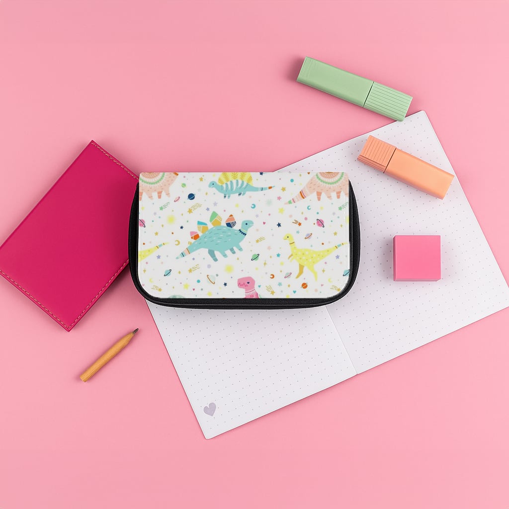 Dinosaur Pattern Pencil Case