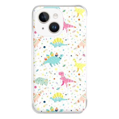 Dinosaur Pattern Phone Case for iPhone 14 Plus