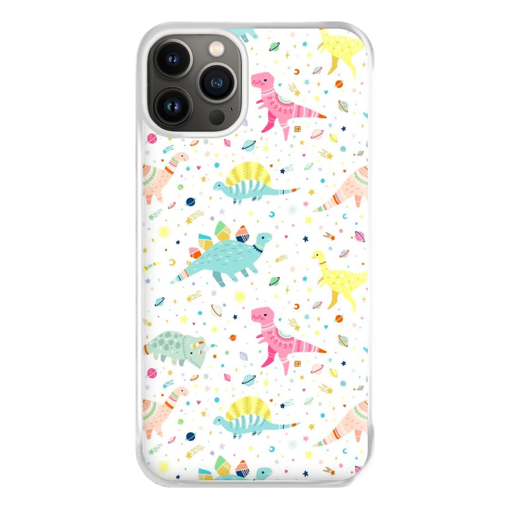 Dinosaur Pattern Phone Case for iPhone 13