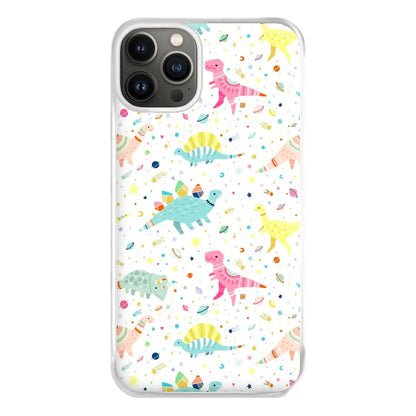 Dinosaur Pattern Phone Case for iPhone 13