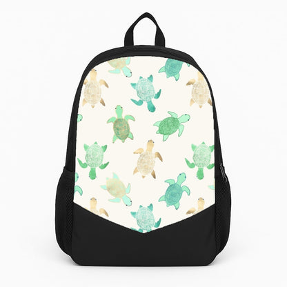 Gilded Jade & Mint Turtles Large Backpack