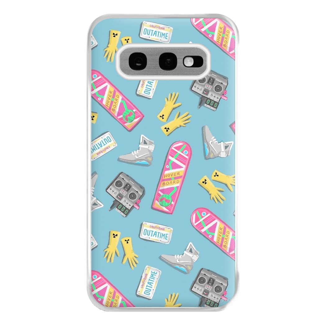 BTTF Pattern Phone Case for Galaxy S10e