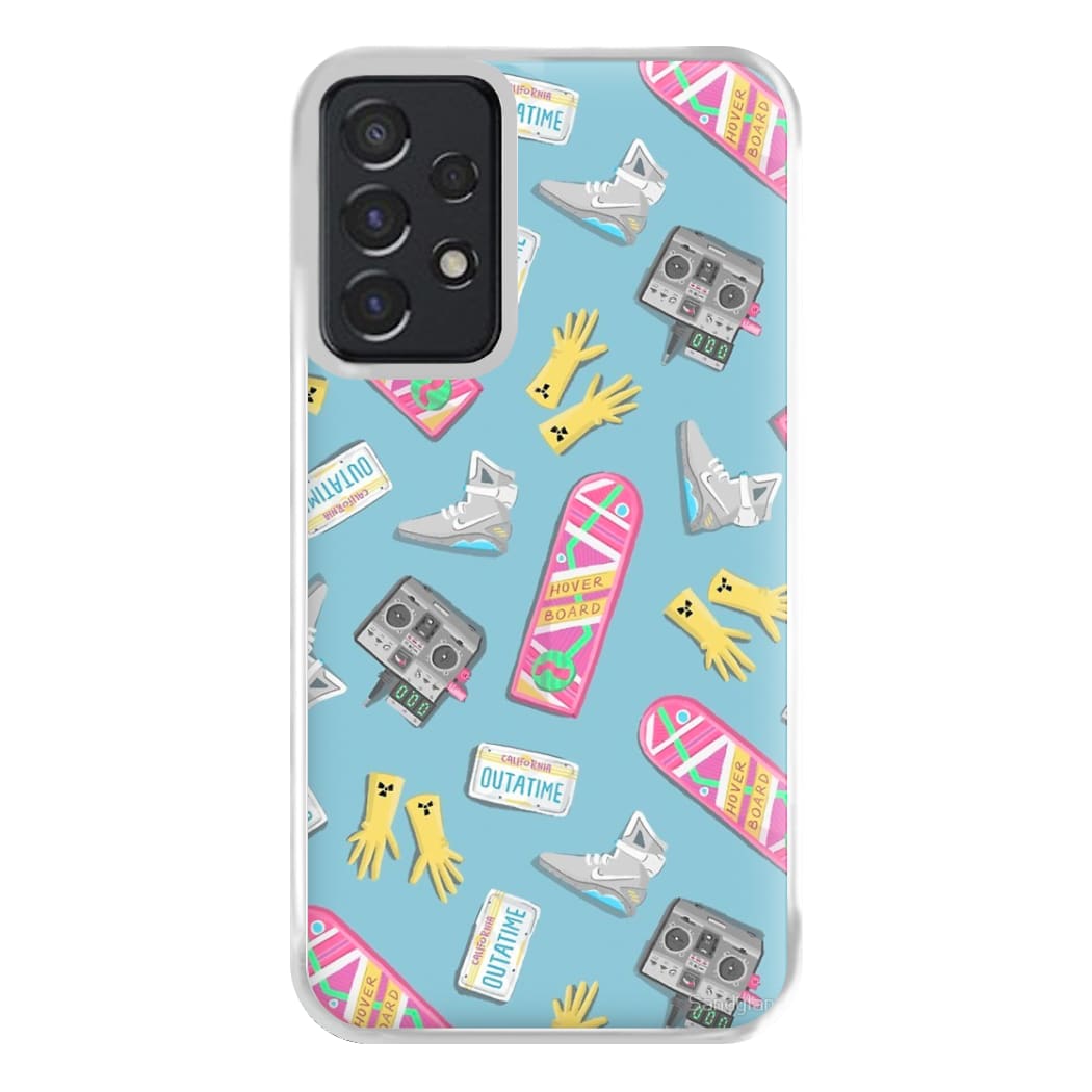 BTTF Pattern Phone Case for Galaxy A52 / A52s