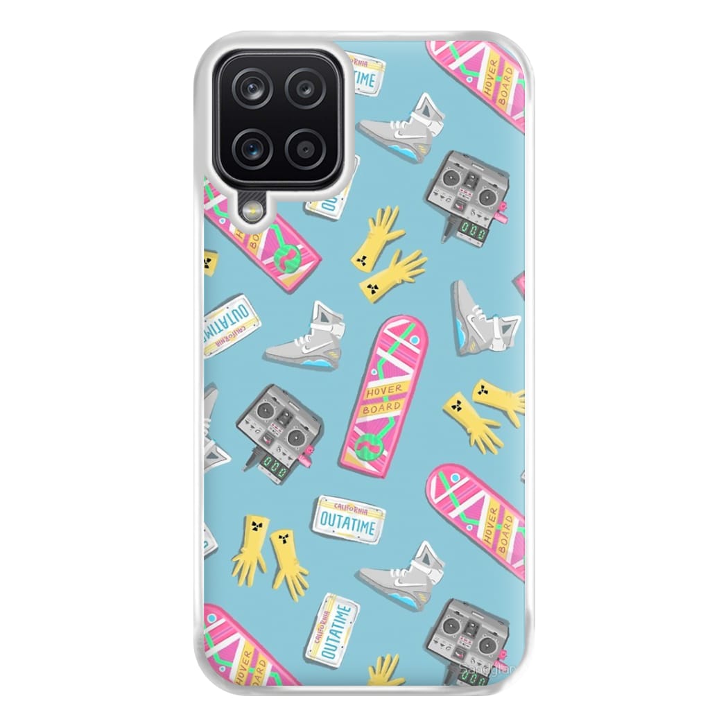 BTTF Pattern Phone Case for Galaxy A12