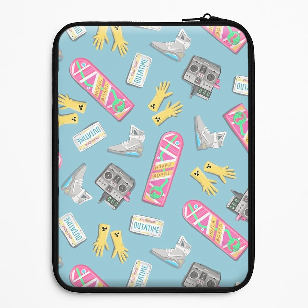 BTTF Pattern Laptop Sleeve