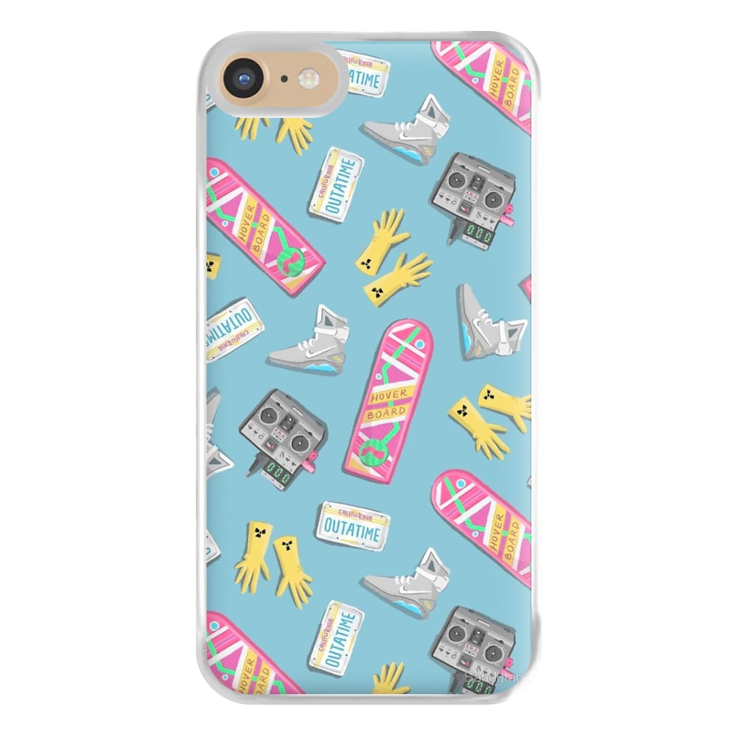 BTTF Pattern Phone Case for iPhone 6 / 7 / 8 / SE