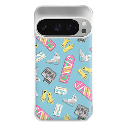 BTTF Pattern Phone Case for Google Pixel 9 Pro XL