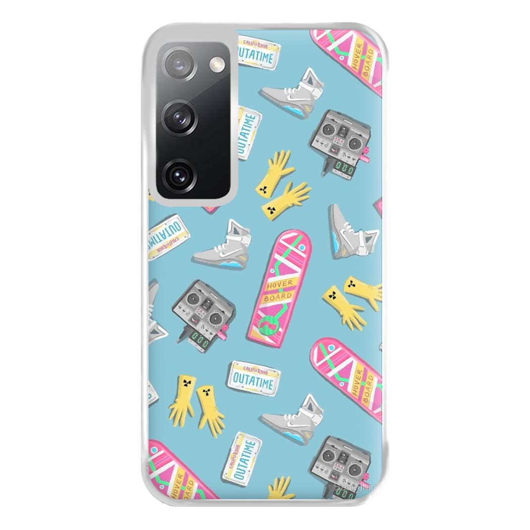 BTTF Pattern Phone Case for Galaxy S20