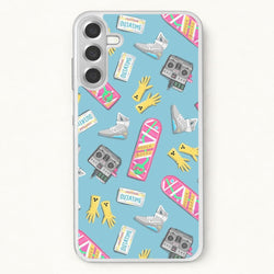 BTTF Pattern Phone Case for Galaxy A17