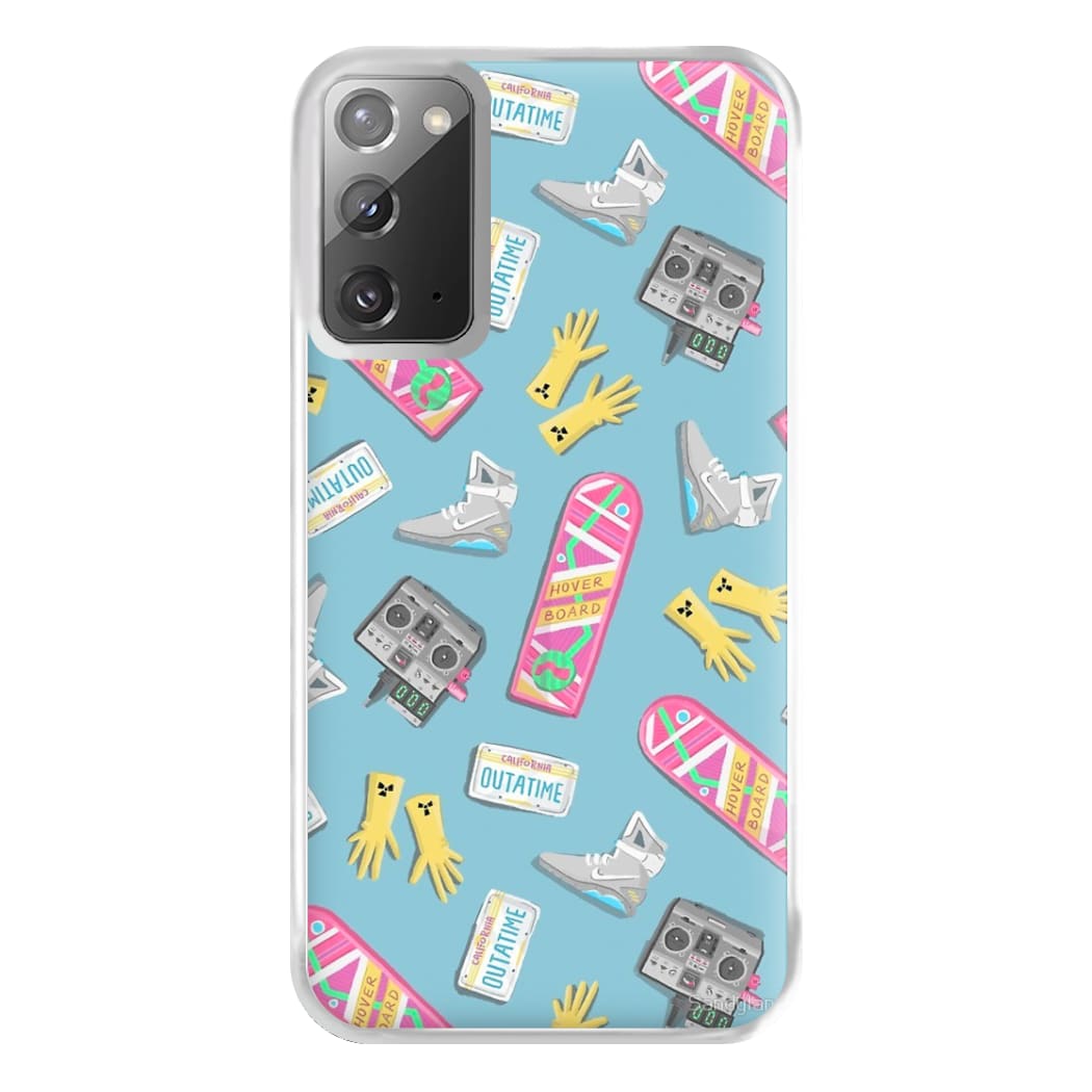 BTTF Pattern Phone Case for Galaxy Note 20 Ultra