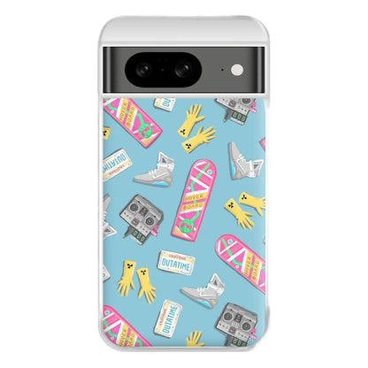 BTTF Pattern Phone Case for Google Pixel 8