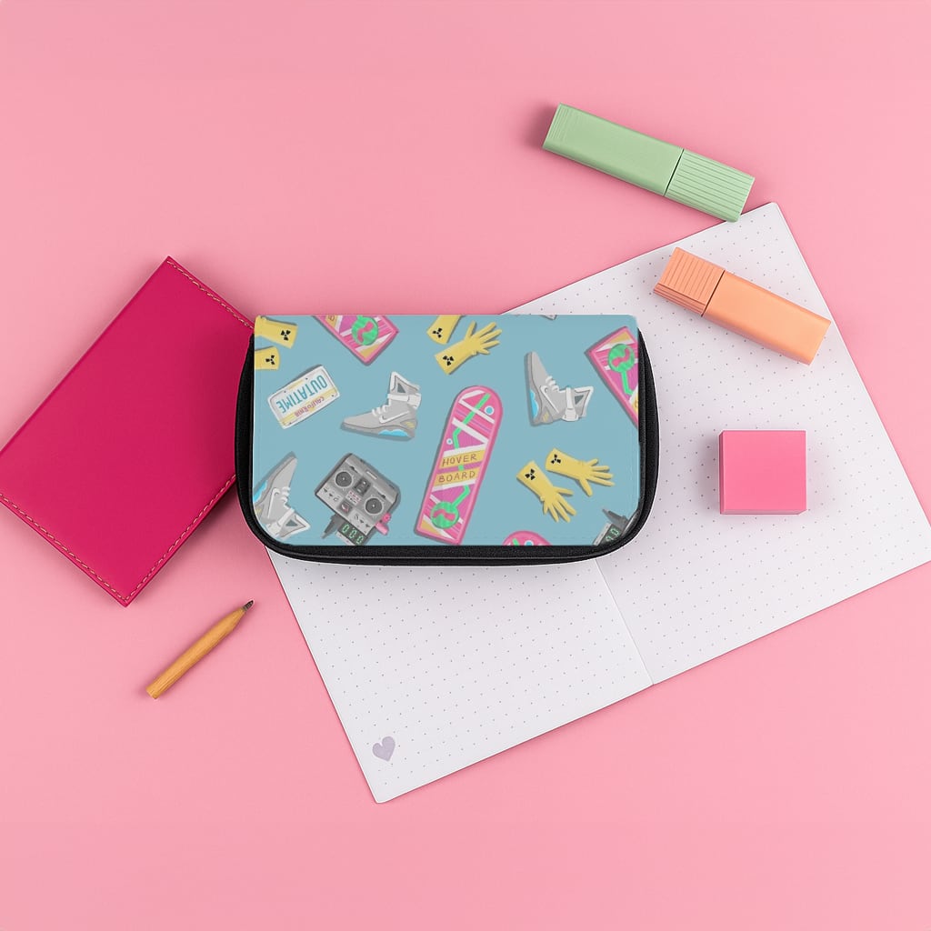 BTTF Pattern Pencil Case