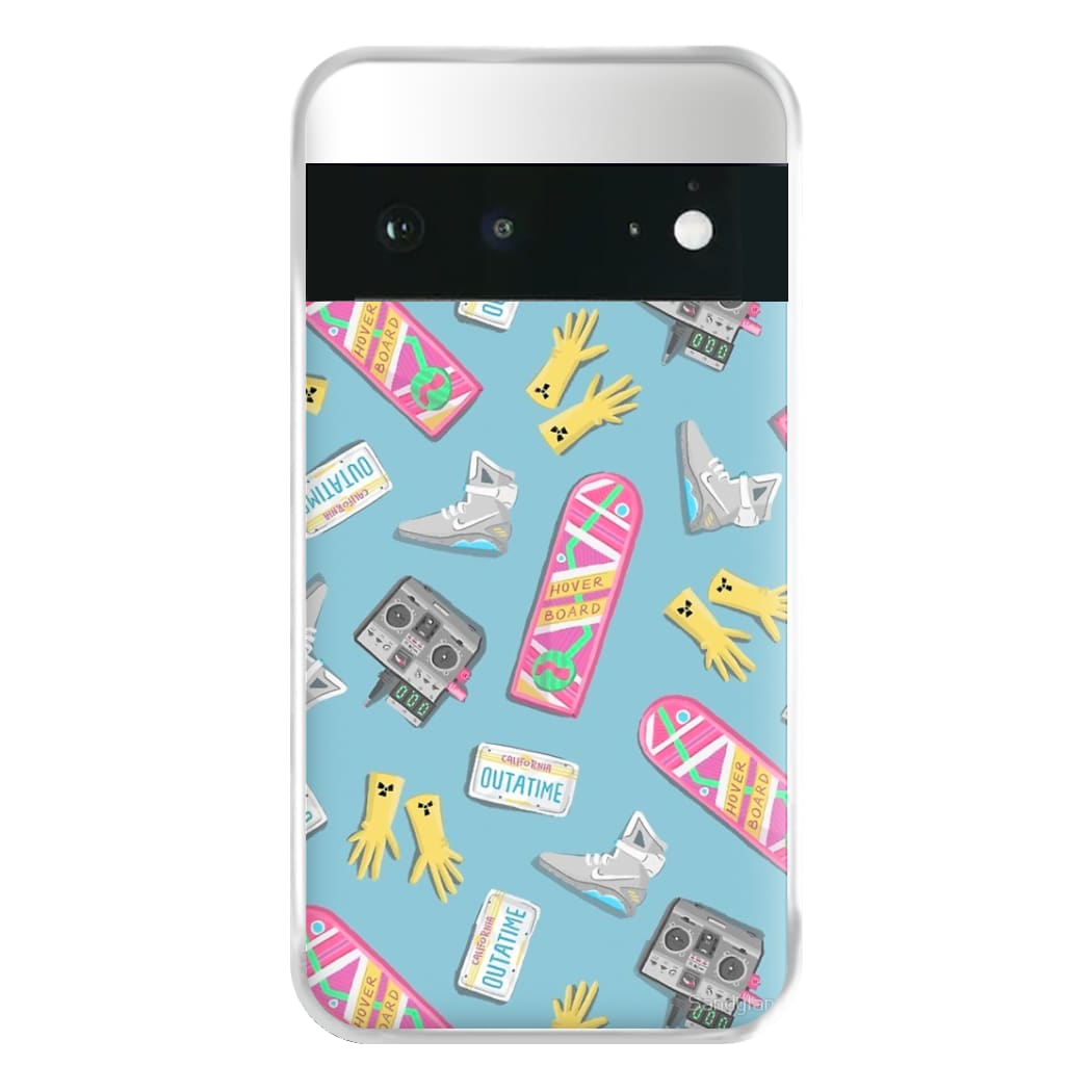 BTTF Pattern Phone Case for Google Pixel 6a