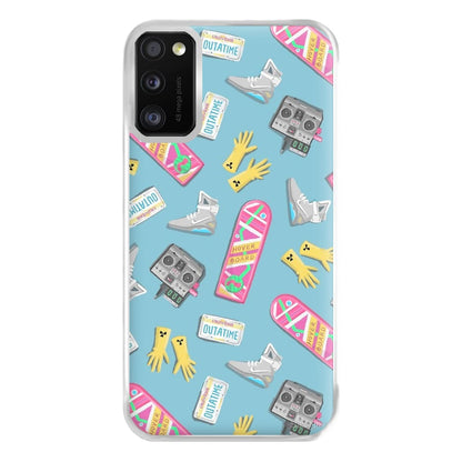 BTTF Pattern Phone Case for Galaxy A41