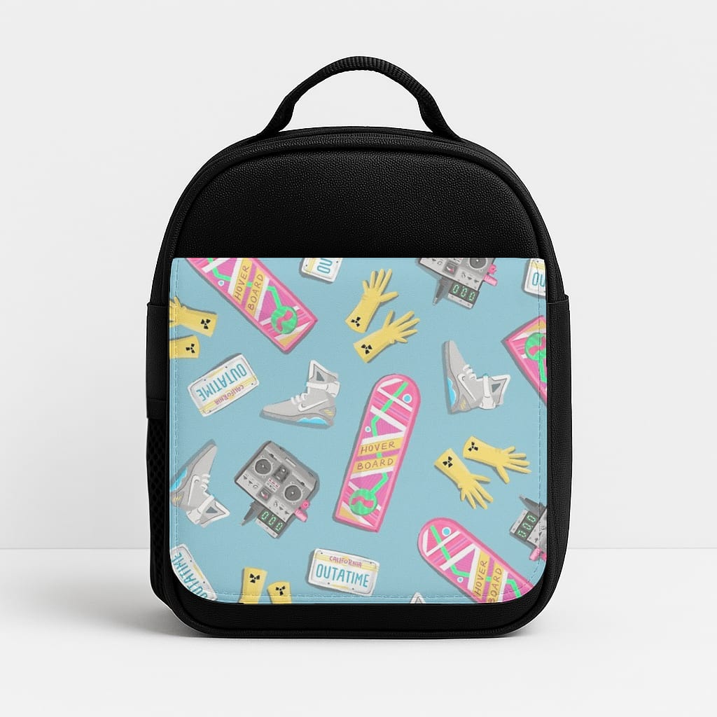 BTTF Pattern Insulated Lunchbox
