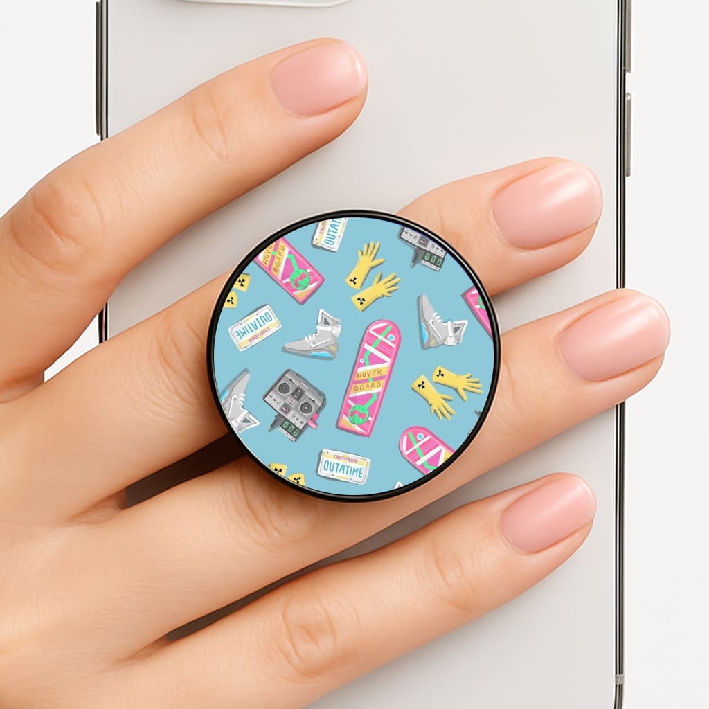 BTTF Pattern Phone Grip