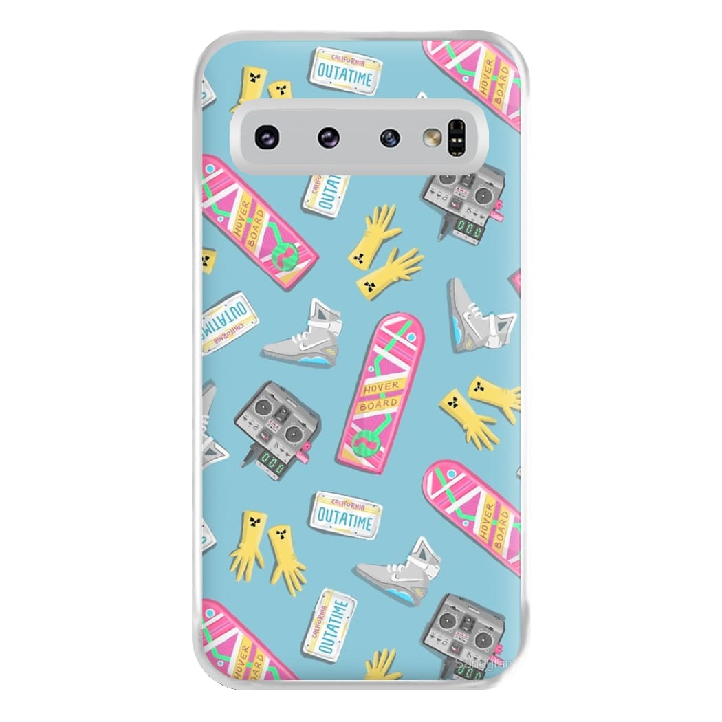 BTTF Pattern Phone Case for Galaxy S10 Plus