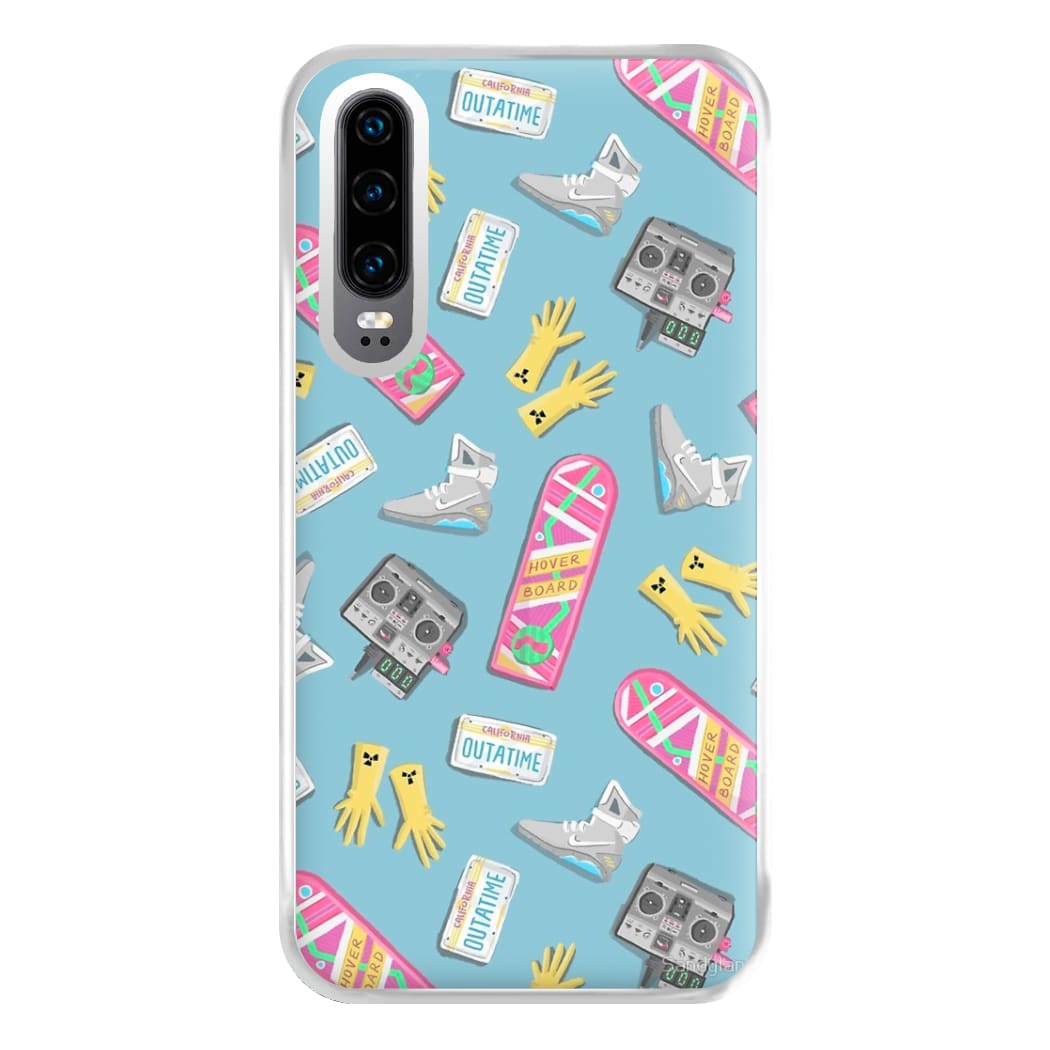 BTTF Pattern Phone Case for Huawei P30