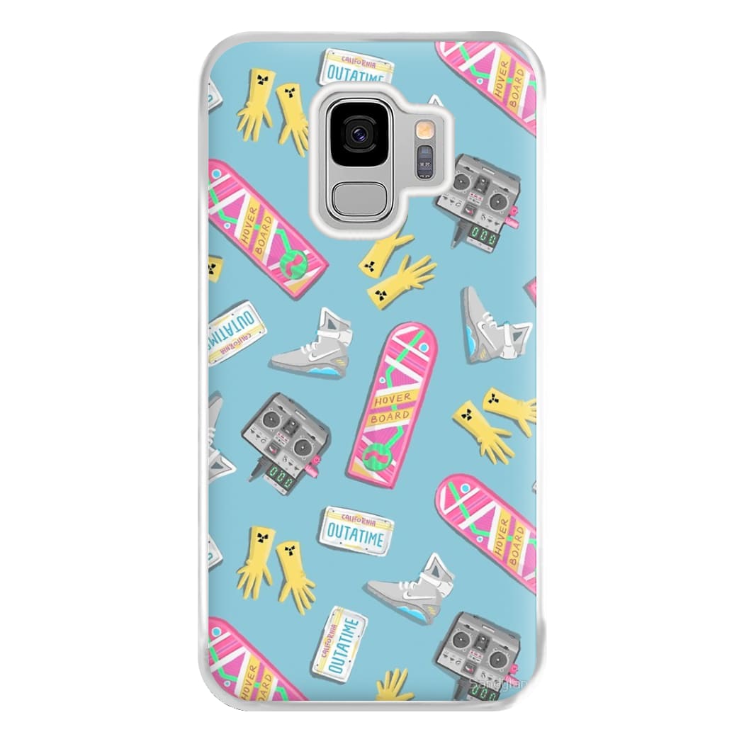 BTTF Pattern Phone Case for Galaxy S9 Plus