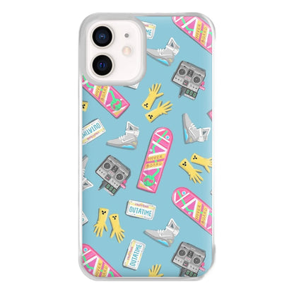 BTTF Pattern Phone Case for iPhone 12 Mini